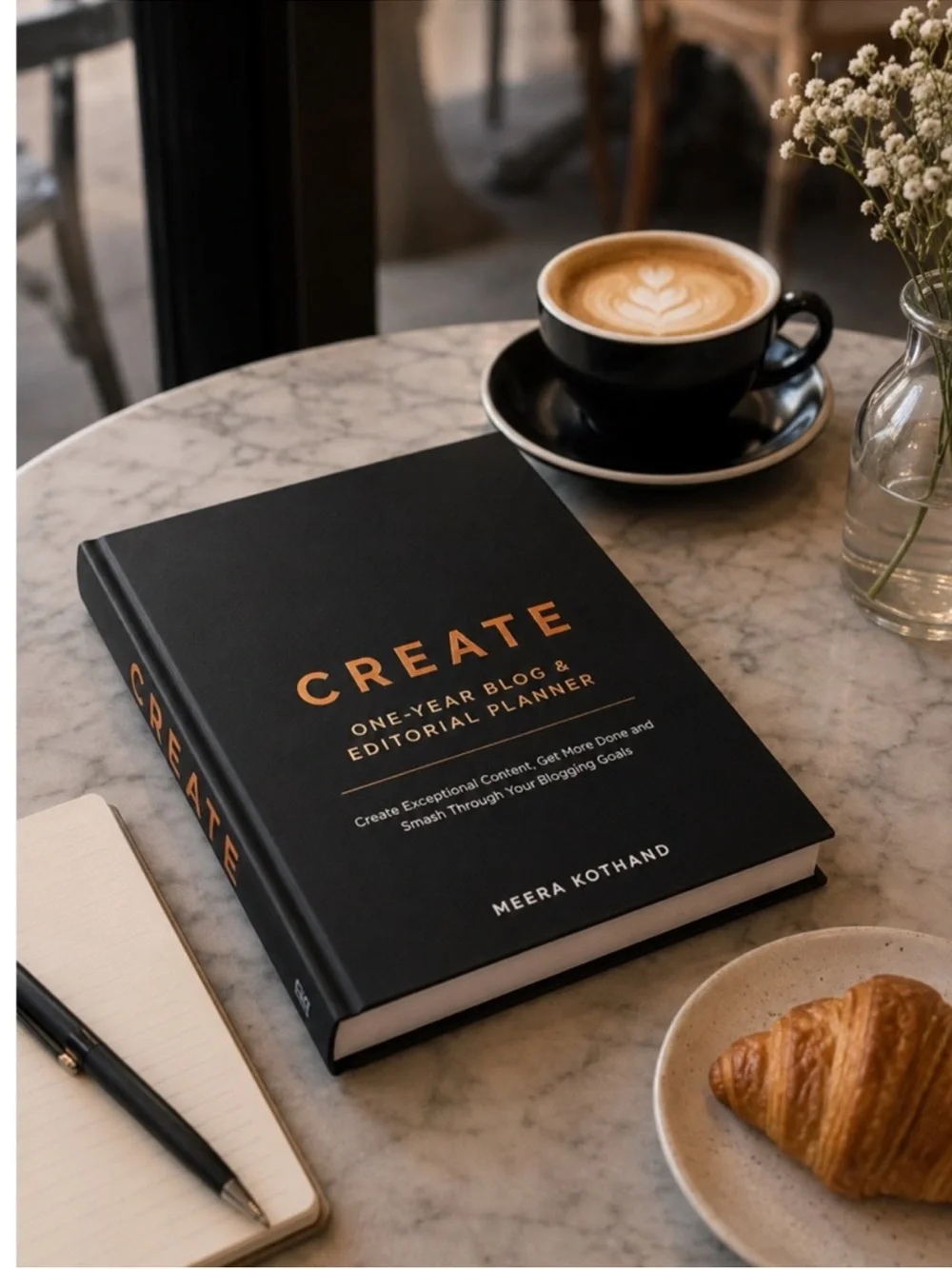 Content planner workbook editorial blogging goals create on year calendar blog